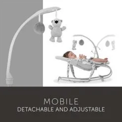 Hauck Deluxe Vippestol, Nordic Grey -jollyroom Salgsbutikk 633984 3h