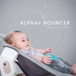 Hauck Alpha 2-i-1 Vippestol Hearts, Grey -jollyroom Salgsbutikk 661888 1538 3f