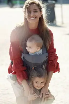 BabyBjörn One Bæresele Cotton Mix, Denim/Mørkegrå 6 BabyBjörn One Bæresele Cotton Mix, Denim/Mørkegrå - Bilde 6