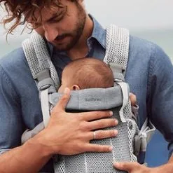 BabyBjörn Harmony Bæresele 3D Mesh Inkl Haklapp, Silver -jollyroom Salgsbutikk 688004 1242 4c
