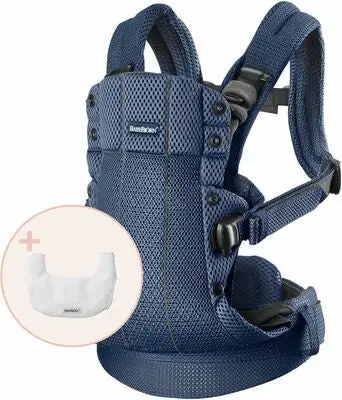BabyBjörn Harmony Bæresele 3D Mesh Inkl Smekke, Navy Blue 1 BabyBjörn Harmony Bæresele 3D Mesh Inkl Smekke, Navy Blue