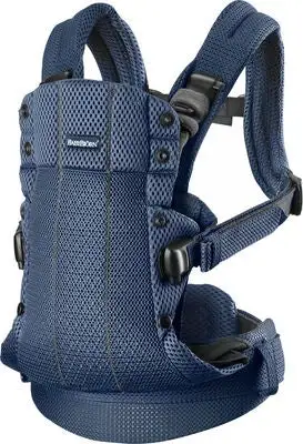 BabyBjörn Harmony Bæresele 3D Mesh Inkl Smekke, Navy Blue 2 BabyBjörn Harmony Bæresele 3D Mesh Inkl Smekke, Navy Blue - Bilde 2