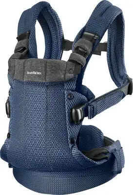 BabyBjörn Harmony Bæresele 3D Mesh Inkl Smekke, Navy Blue 3 BabyBjörn Harmony Bæresele 3D Mesh Inkl Smekke, Navy Blue - Bilde 3