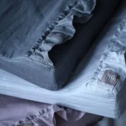 NG Baby Stellematte Mood Ruffles, Graphite Grey -jollyroom Salgsbutikk 70710 035 1141 3c