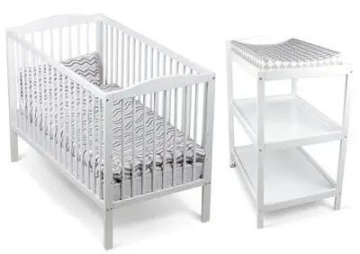 JLY Dream Sprinkelseng Basic, Hvit + Dream Stellebord Basic, Hvit 1 JLY Dream Sprinkelseng Basic, Hvit + Dream Stellebord Basic, Hvit