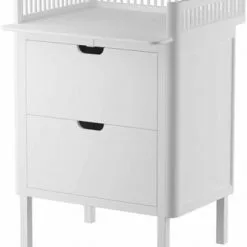 Sebra Stellebord Med Skuffer, Classic White