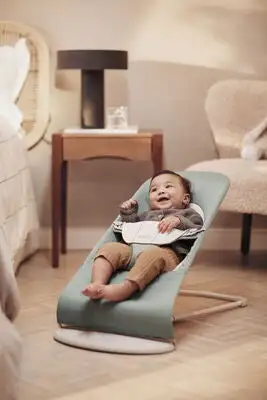 BabyBjörn Balance Soft Vippestol Bomull/Jersey, Grön/Grå 10 BabyBjörn Balance Soft Vippestol Bomull/Jersey, Grön/Grå - Bilde 10