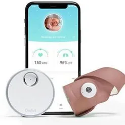 Owlet Smart Sock 3 Babycall, Dusty Rose