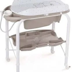 CAM Cambino Badekarstellebord, Hvit/Beige