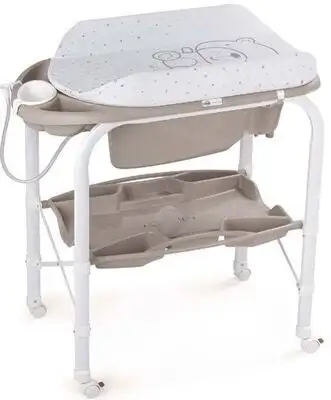 CAM Cambino Badekarstellebord, Hvit/Beige 1 CAM Cambino Badekarstellebord, Hvit/Beige