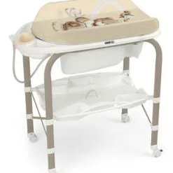 Cam Cambio Stellebord Med Badbalje, Hvit/Beige