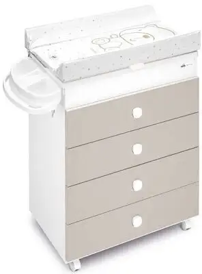 CAM Changing Skatoll, Hvitt/Beige 1 CAM Changing Skatoll, Hvitt/Beige