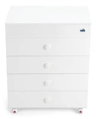 Cam Stellekommode Asia, Hvit 2 Cam Stellekommode Asia, Hvit - Bilde 2