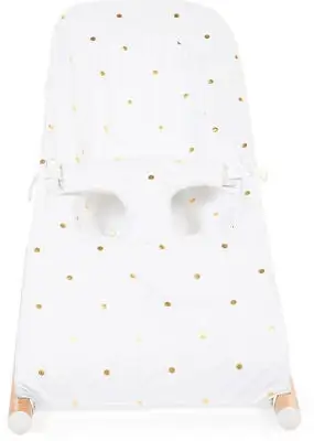 Childhome Evolux Trekk Babysitter Jersey Gold Dots, Ecru 1 Childhome Evolux Trekk Babysitter Jersey Gold Dots, Ecru