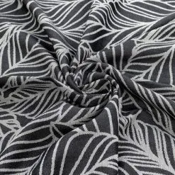 Fidella Baby Wrap Bæresjal Size 6 Dancing Leaves, Black&White
