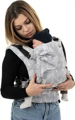 Fidella Fusion Bæresele, Floral Touch/Lunar Grey 1 Fidella Fusion Bæresele, Floral Touch/Lunar Grey