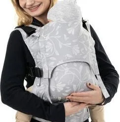 Fidella Fusion 2.0 Bæresele, Floral Touch/Lunar Grey