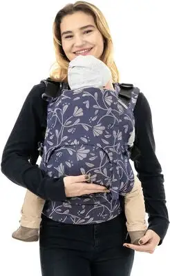 Fidella Fusion 2.0 Bæresele, Floral Touch/Eclipse Blue