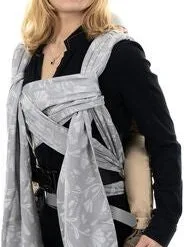 Fidella FlyClick Plus Halfbuckle Bæresele, Floral Touch/Lunar Grey