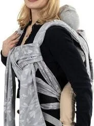 Fidella FlyClick Plus Halfbuckle Bæresele, Floral Touch/Lunar Grey -jollyroom Salgsbutikk Fid HB 2183 3220 3b