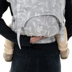Fidella FlyClick Plus Halfbuckle Bæresele, Floral Touch/Lunar Grey -jollyroom Salgsbutikk Fid HB 2183 3220 4a