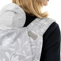 Fidella FlyClick Plus Halfbuckle Bæresele, Floral Touch/Lunar Grey -jollyroom Salgsbutikk Fid HB 2183 3220 4b