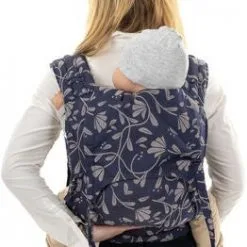 Fidella FlyClick Plus Halfbuckle Bæresele, Floral Touch/Eclipse Blue -jollyroom Salgsbutikk Fid HB 2184 3220 3b