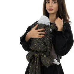 Fidella FlyClick Halfbuckle Bæresele, Peacock/Midnight Gold