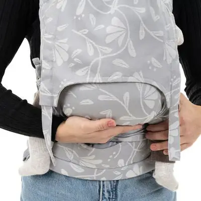 Fidella FlyClick Halfbuckle Bæresele, Floral Touch/Lunar Grey 3 Fidella FlyClick Halfbuckle Bæresele, Floral Touch/Lunar Grey - Bilde 3