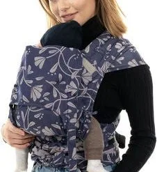 Fidella FlyClick Halfbuckle Bæresele, Floral Touch/Eclipse Blue