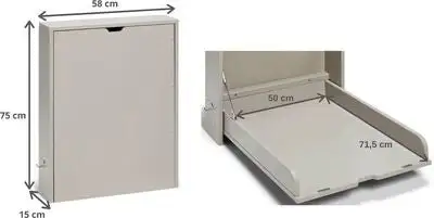 JLY Dream Veggstellebord, Hvit 4 JLY Dream Veggstellebord, Hvit - Bilde 4