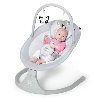 Kinderkraft LULI Vippestol, Grey 4 Kinderkraft LULI Vippestol, Grey - Bilde 4