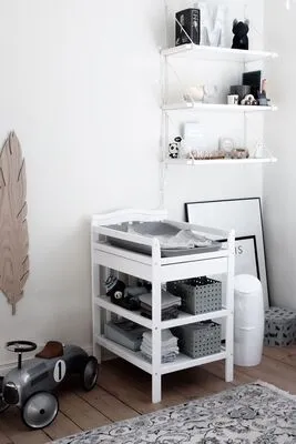 JLY Dream Stellebord Med Oppbevaring, Hvit 3 JLY Dream Stellebord Med Oppbevaring, Hvit - Bilde 3