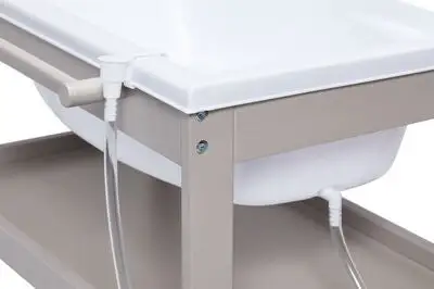 JLY Dream Stellebord Med Uttrekkbar Badebalje, Warm Grey 13 JLY Dream Stellebord Med Uttrekkbar Badebalje, Warm Grey - Bilde 13