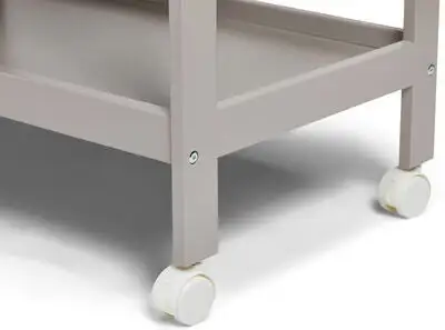 JLY Dream Stellebord Med Uttrekkbar Badebalje, Warm Grey 12 JLY Dream Stellebord Med Uttrekkbar Badebalje, Warm Grey - Bilde 12