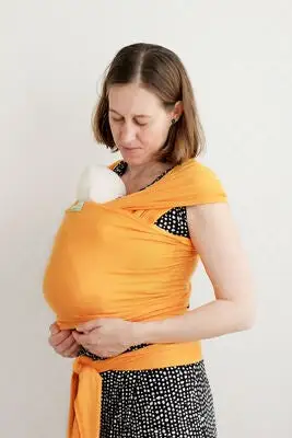 Aldoria Baby Aldoria Bambu Soft Bæresjal, Safrangul 2 Aldoria Baby Aldoria Bambu Soft Bæresjal, Safrangul - Bilde 2