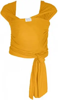 Aldoria Baby Aldoria Bambu Soft Bæresjal, Safrangul 1 Aldoria Baby Aldoria Bambu Soft Bæresjal, Safrangul