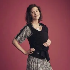 Najell Wrap Bæresjal, Charcoal Black -jollyroom Salgsbutikk N01101301 2564 3a