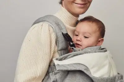 Najell All Seasons Værbeskyttelse For Bæresele, Morning Grey 4 Najell All Seasons Værbeskyttelse For Bæresele, Morning Grey - Bilde 4