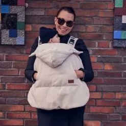 Najell All Seasons Værbeskyttelse For Bæresele, Sandy Beige -jollyroom Salgsbutikk N01300702 2564 3a