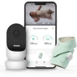 Owlet Duo Babycall Med Cam 2, Mint