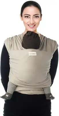 Babylonia Tricot-slen Øko Bæresjal, White Pepper 1 Babylonia Tricot-slen Øko Bæresjal, White Pepper